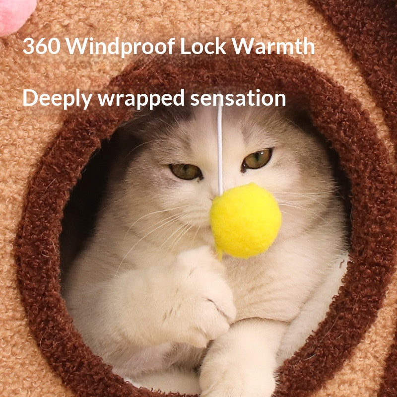 Sisal Cat Bed And Scratching Post Extra-large Round Winter Nest