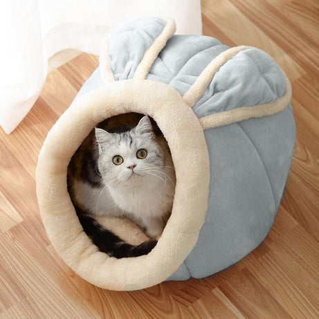 Cat House Villa Enclosed Supplies Bed