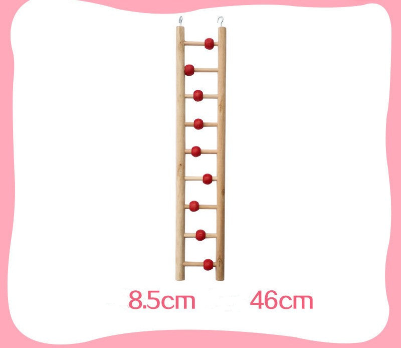 Parrot Bird With Toy Supplies Swing Ring Aerial Ladder Climbing