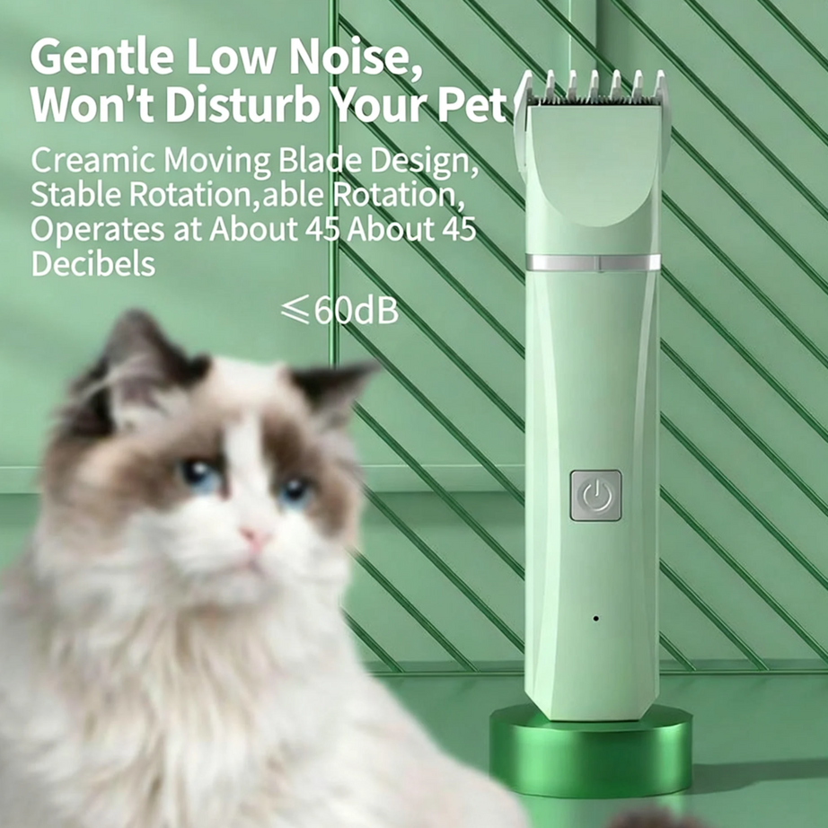 4-in-1 Pet Grooming Kit For Small Dogs Cats Professional Quiet