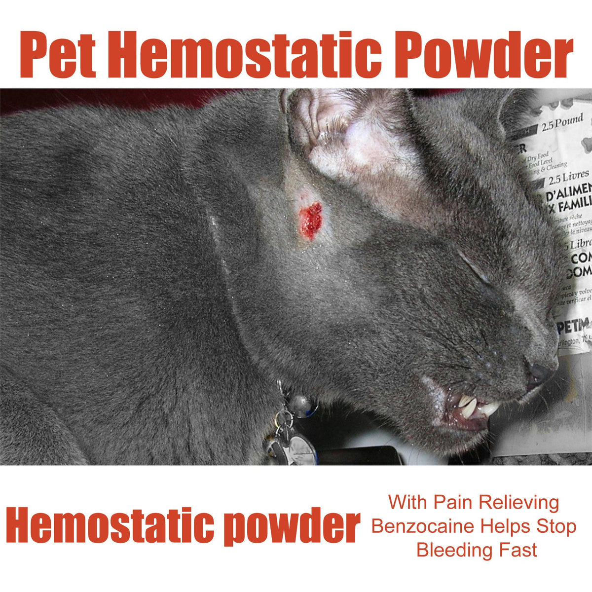 Pet Hemostatic Powder Fast Bleeding Stop Wound Care For Dogs Cats