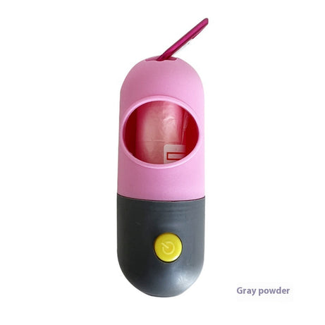 LED Light Pet Waste Bag Dispenser For Dogs Cats Dog Poop Scooper