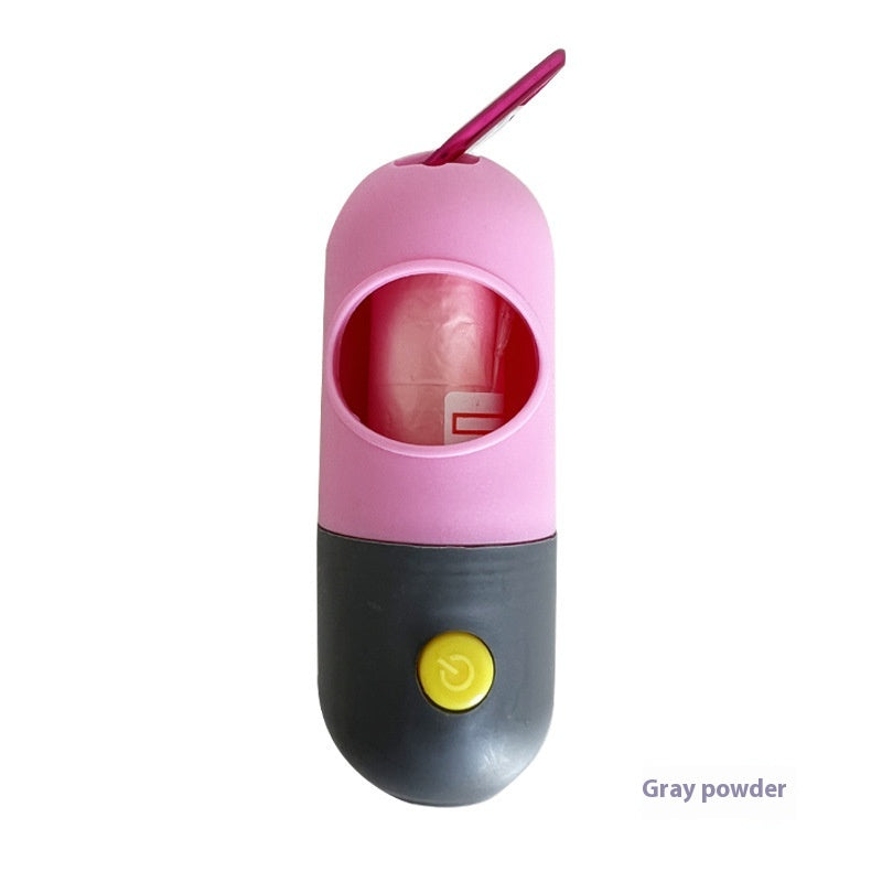 LED Light Pet Waste Bag Dispenser For Dogs Cats Dog Poop Scooper
