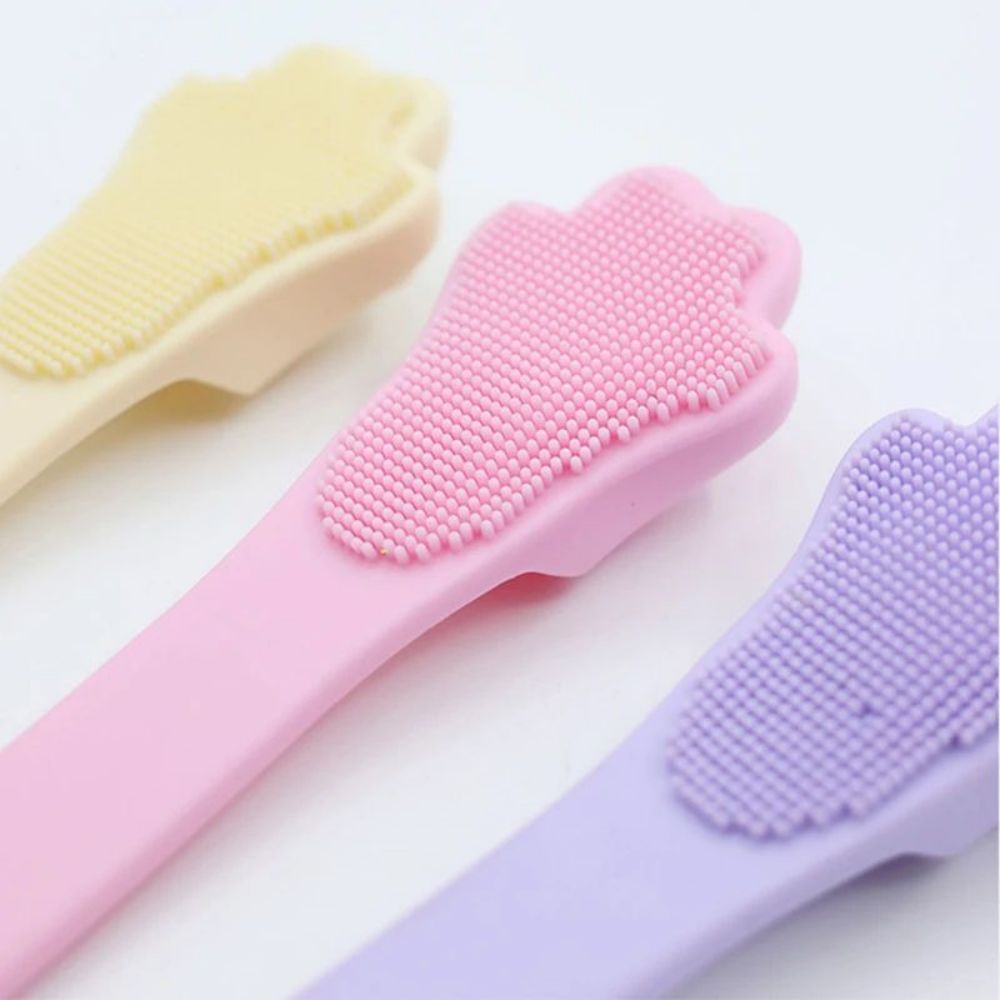 Silicone Toothbrush For Pets Food Grade Oral Cleaning Tool Finger