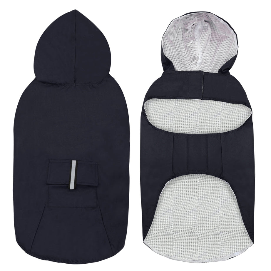 Pet Large Dog Raincoat Waterproof Big Clothes Outdoor Co