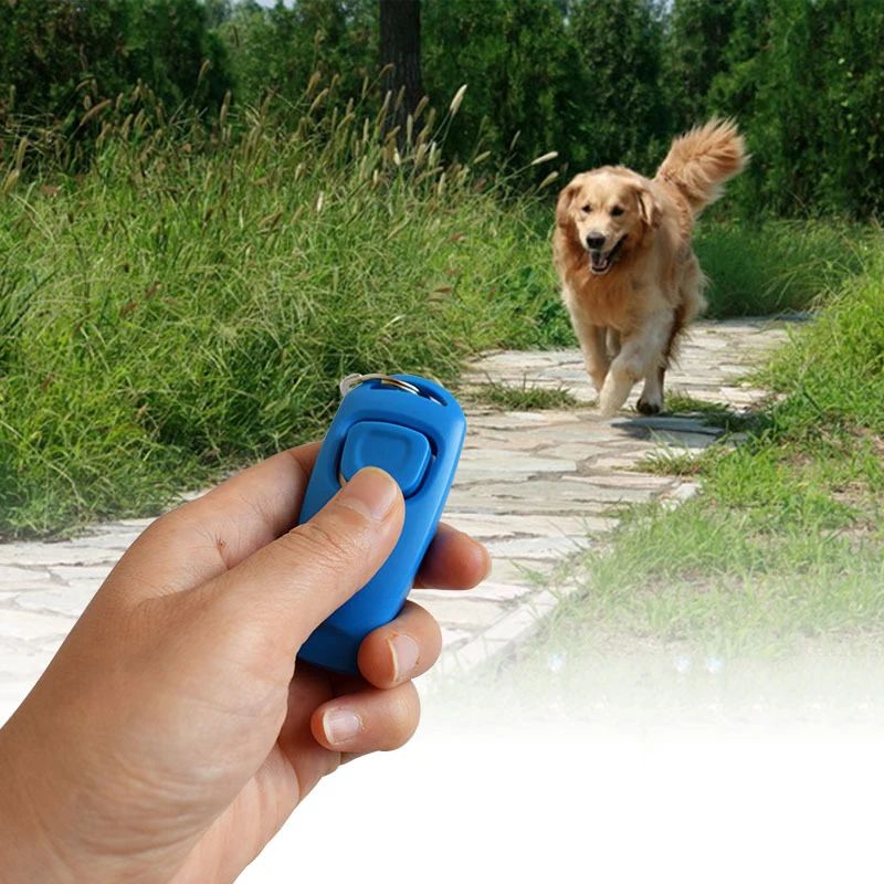 Combo Dog Clicker Whistle Training Pet Trainer Click Puppy