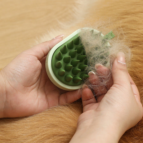 Soft Silicone Pets Hair Remover Comb Handheld Bath Shower Shampoo