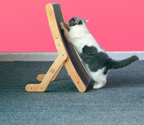 Deformation Cat Bed Vertical Corrugated Paper Grinding Claw Toy