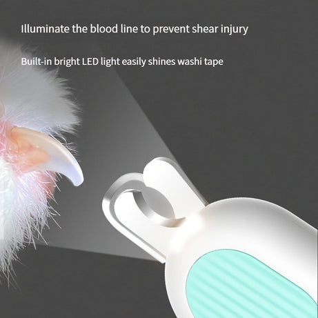Dog And Cat Nail Clippers Pet Trimmers With LED Light And Circular