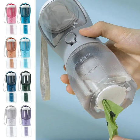 Dog Water Cup Drinking Food Garbage Bag Three-in-one Portable Small