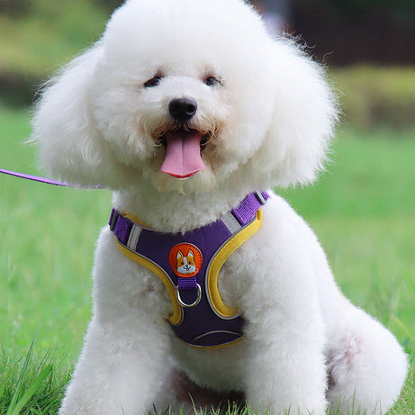 Dog Harness Cat Reflective Dogs Leashs Soft Mesh Chest Strap