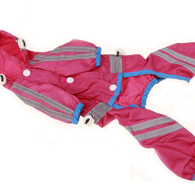 Pet Raincoat Dog One-layer Reflective Bar Warning