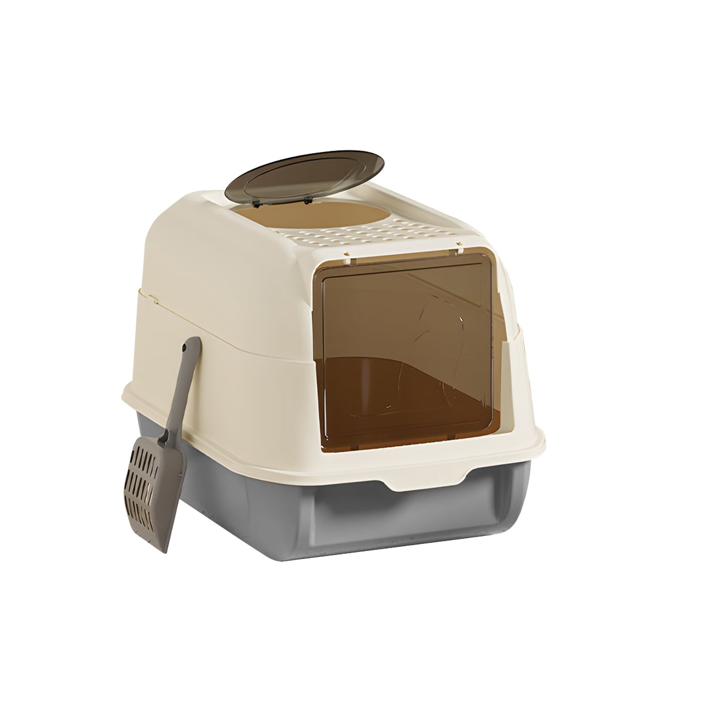 Only Self Pickup---double-door Cat Litter Box