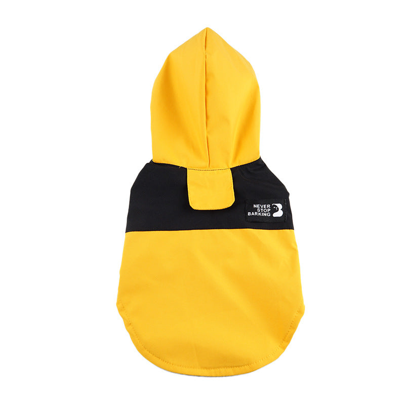 Color Contrast Patchwork New Dog Raincoat