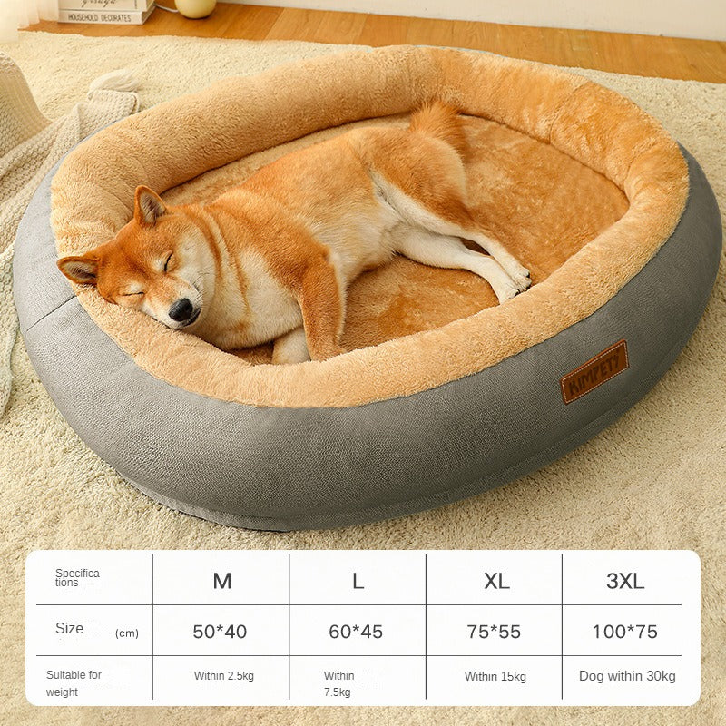 Removable And Washable Dog Bed Warm Cat For Sleeping