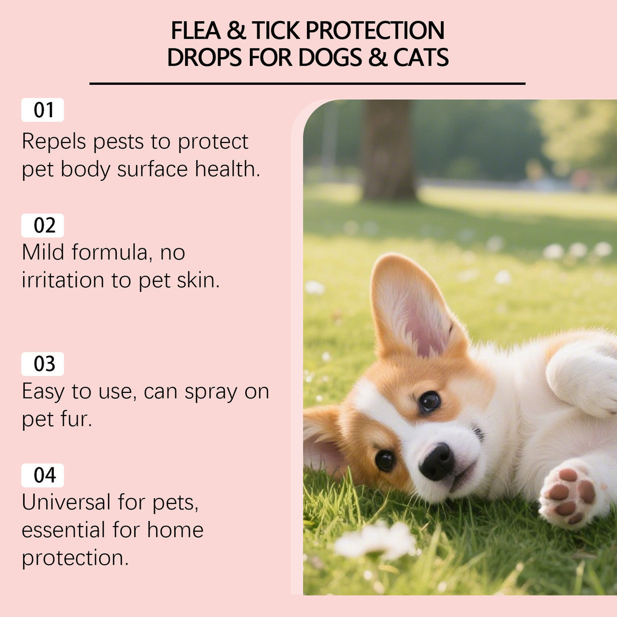 Pet Flea And Tick Prevention Spot-on Treatment