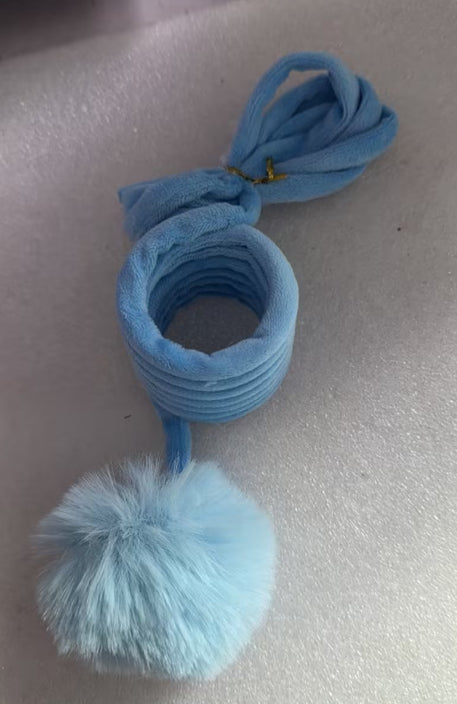Cat Toy Self-hi Sucker Spring Rabbit Hair Ball Interactive Play Pet