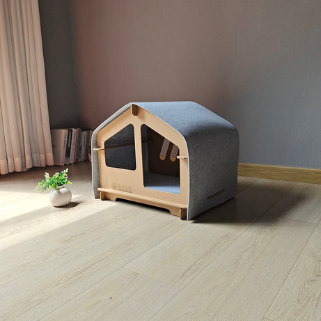 Wooden Cat House All Season Dog