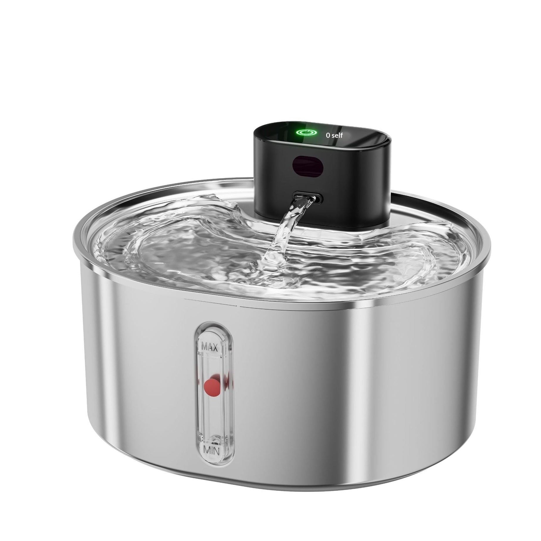 Smart Pet Water Fountain Wireless Cat Dispenser Stainless Steel