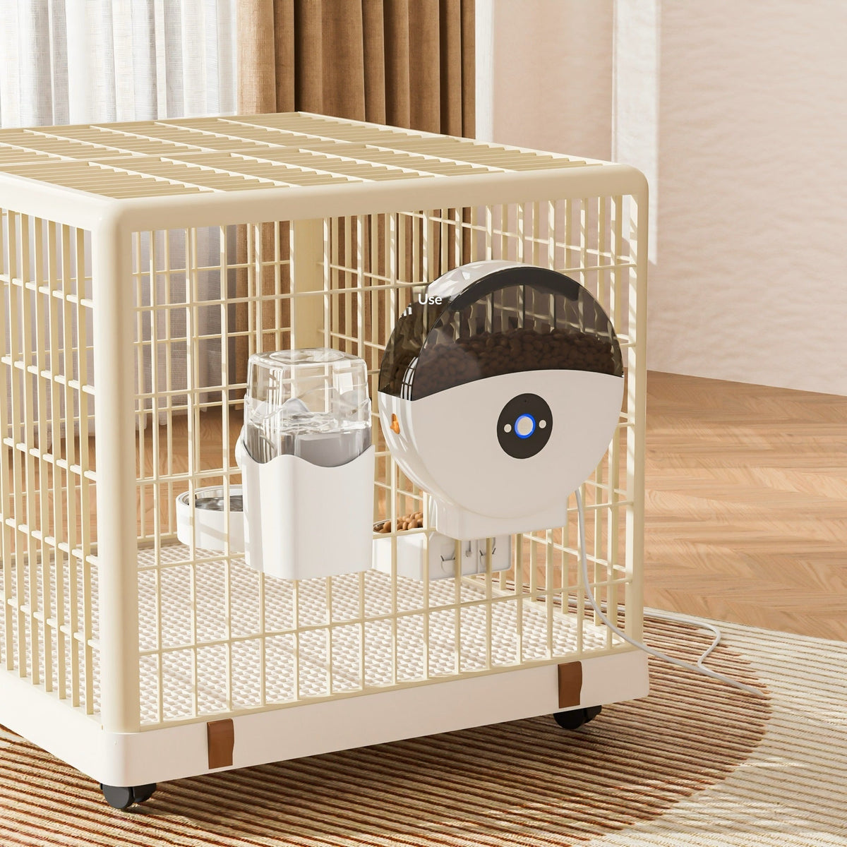 Pet Smart Feeder With Hd Camera Automatic Feeding Device