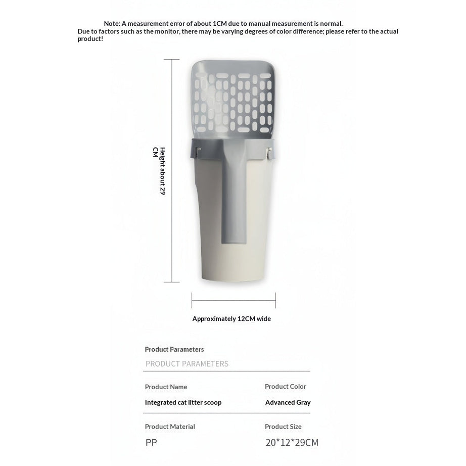 Integrated Cat Litter Scoop