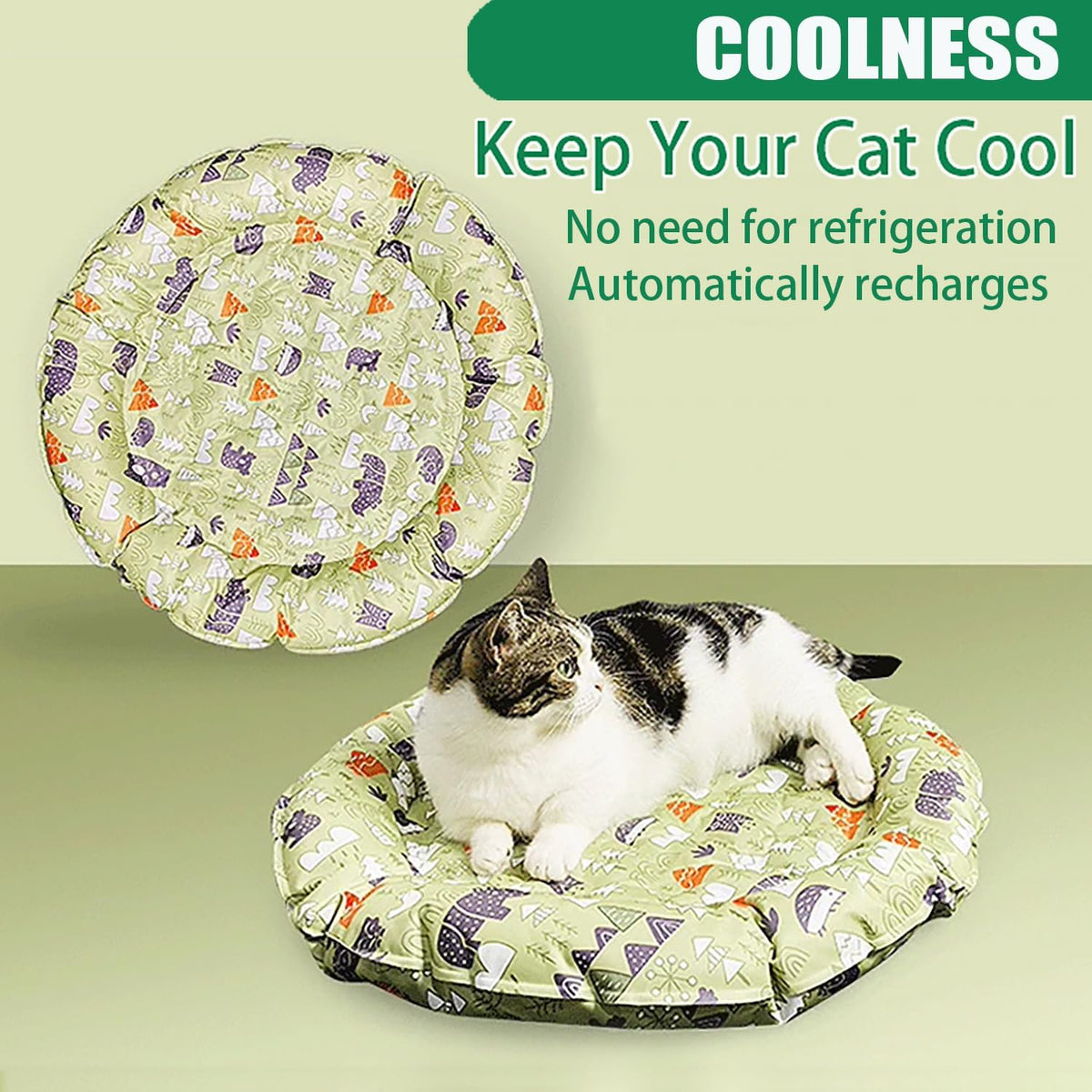 Cat Dog Pet Cooling Mat Cushion Pad Bed Summer Cool Down