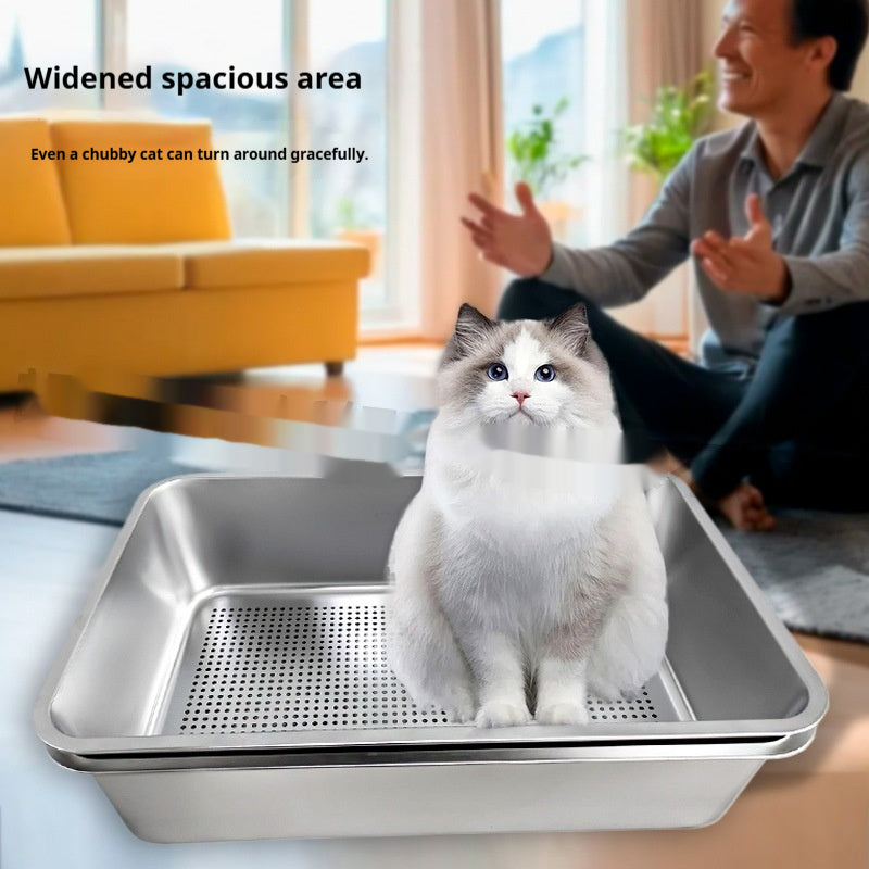 Leak-proof Sand Filtering Extra Large Detachable Toilet Open Cat