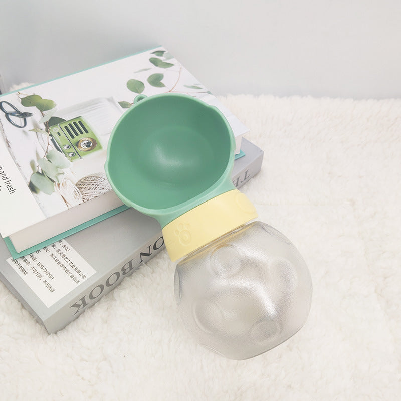Dog Water Bottle Portable Travel Pet Drinker Leak Proof Bowl Food