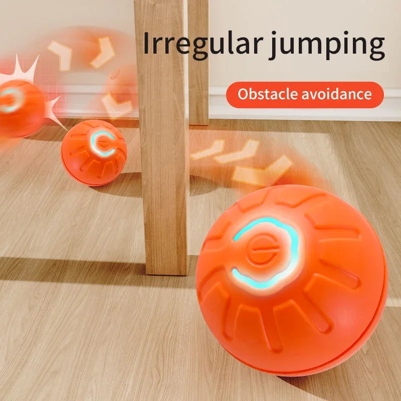 Smart Dog Toy Ball Electronic Interactive Pet Moving USB Automatic