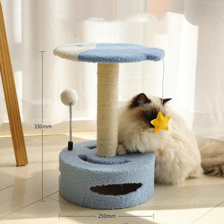 Kitten Cat Climbing Frame Small Scratching Post Sisal Board
