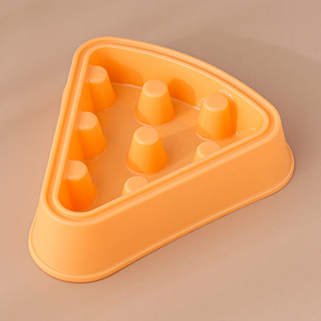 Pet Cat Dog Bowl Cartoon Pizza Single Slow Food