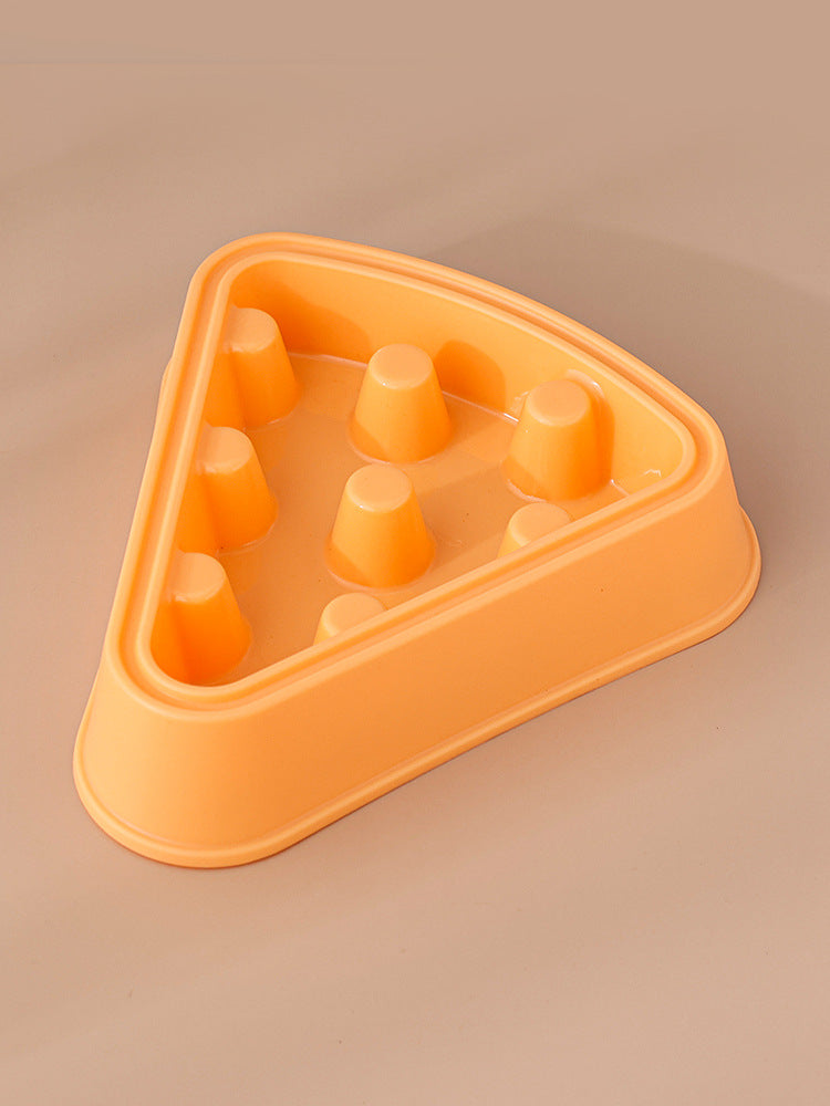 Pet Cat Dog Bowl Cartoon Pizza Single Slow Food