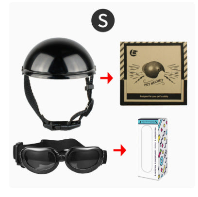 Pet Helmet New Motorcycle Dog Cat Accessories