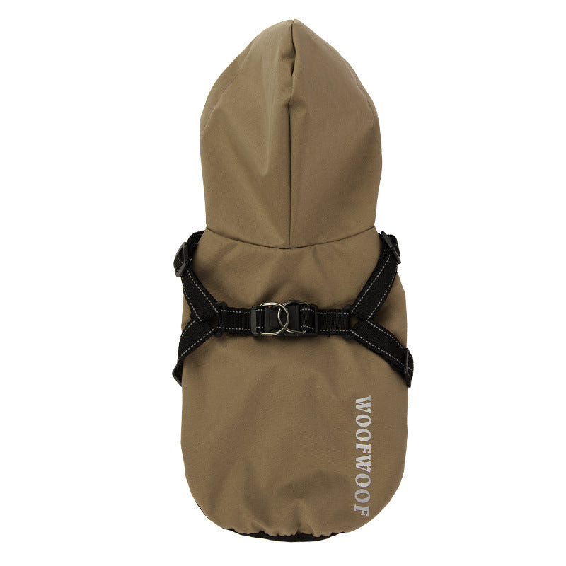 Puppy Dog Raincoat Four-legged Waterproof All-inclusive Poncho