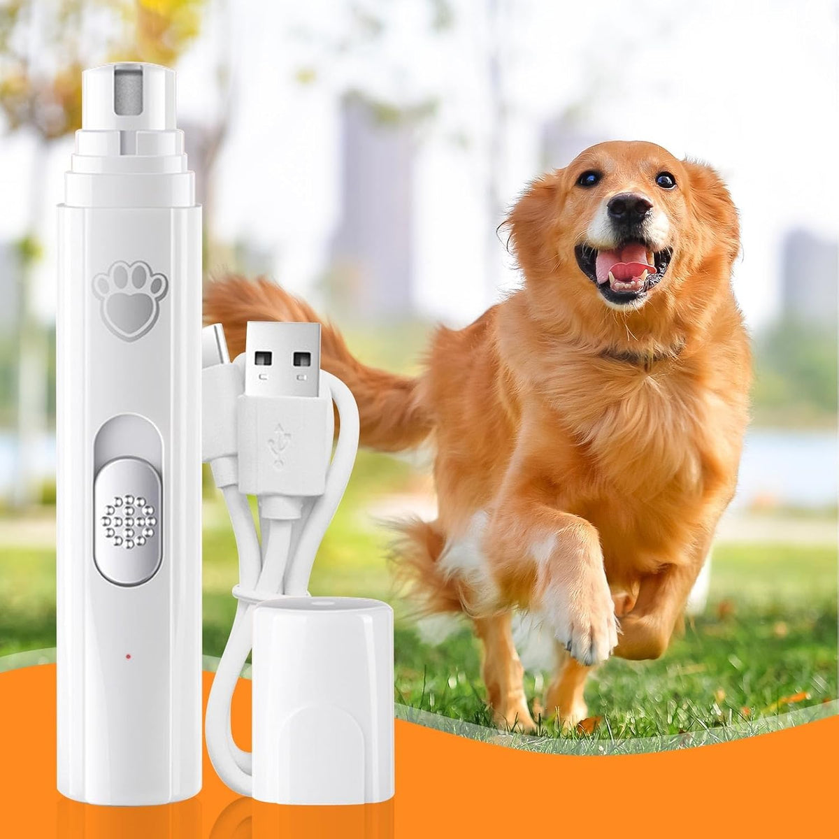 Pet Nail Sharpener Cat Electric Clipper Dog Charging Baby