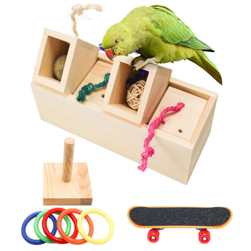 Parrot Toy Bird Supplies Puzzle Training