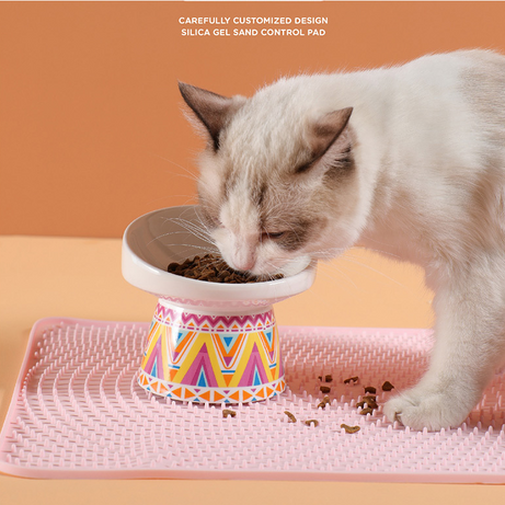 Fashion Pet Silicone Sand-proof Cat Litter Box Foot Mat