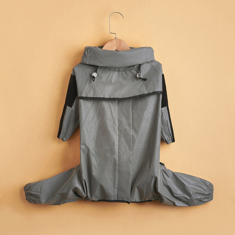 New Pet Reflective All-inclusive Four-legged Large Dog Raincoat