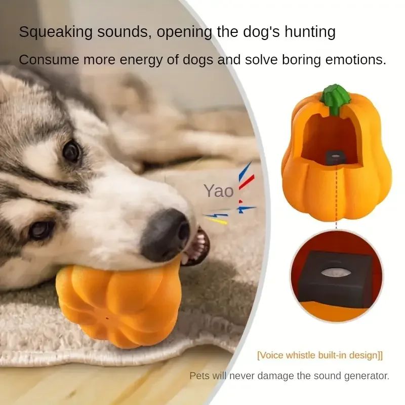 Pet Products New Sound Grinding Ball Dog Toothbrush