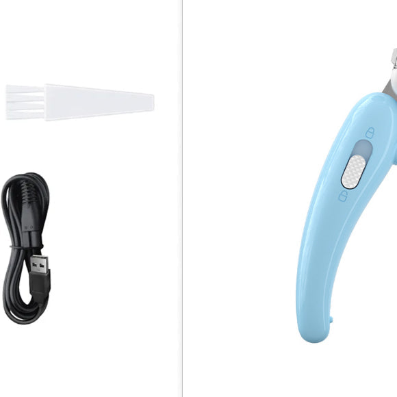Pets Dog Paw Trimmer With LED Light Fully Waterproof Pet Hair