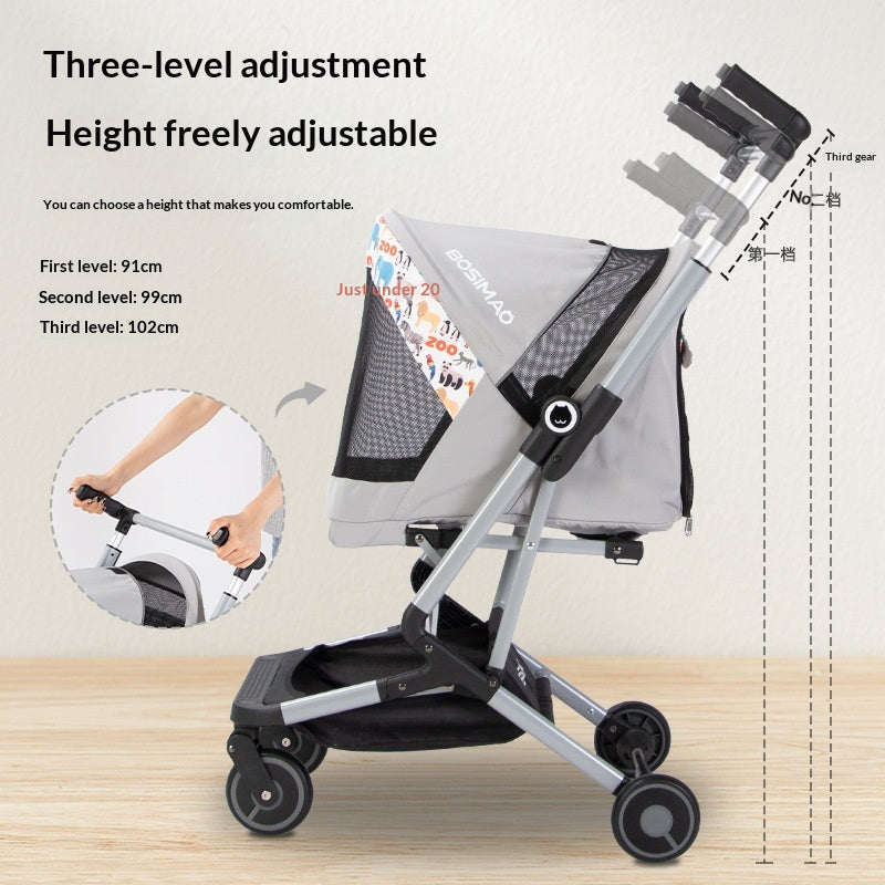 Ultra-lightweight Pet Stroller For Cats And Dogs All-in-one