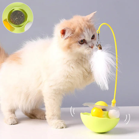 Cat Interactive Toy Funny Tumbler Kitten Exercise Catching Leaky