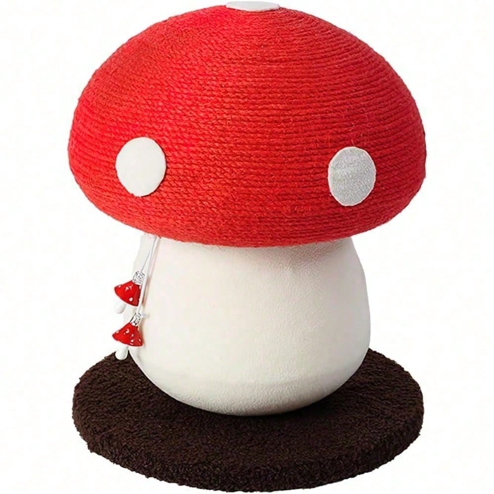 Mushroom Cat Scratching Post Unique Design Sisal Wrapped Ideal