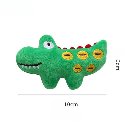 Cow Parrot Shape Cat Toy Cute Plush Animal Toys With Catnip