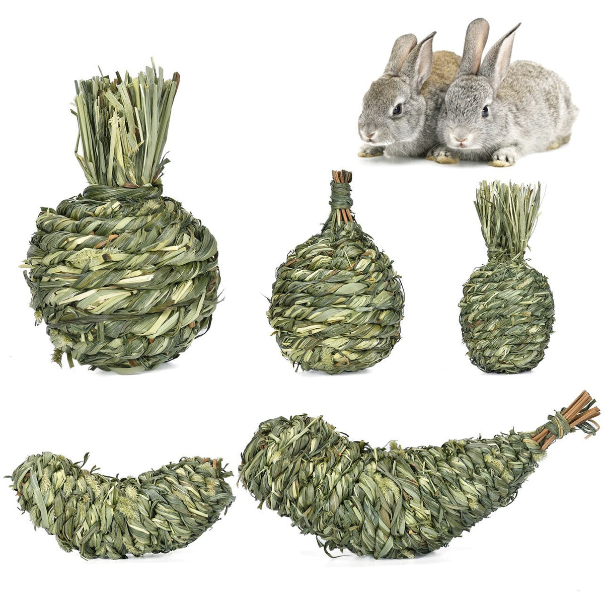 Different Pet Rabbit Relieving Stuffy Toys A Variety Of Timothy