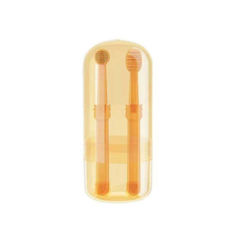 360 Angle Dog Toothbrush With Tongue Cleaning Brush Silicone Pet