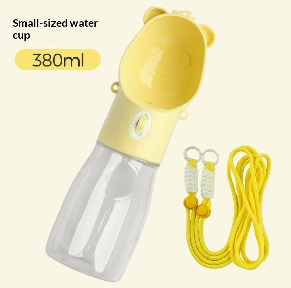 Pet Water Cup Portable Bottle Outdoor Dog Drinking Fountain Feeding
