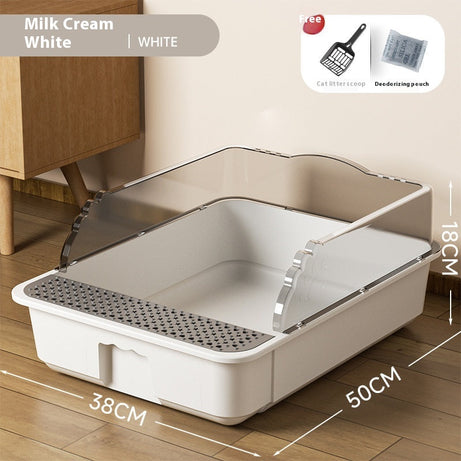 Pet Supplies Splash-proof Toilet Extra Large Cat Litter Basin Sub