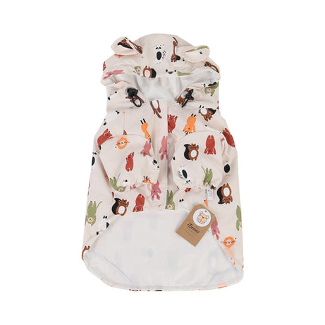 Dog Raincoat Cartoon Double Waterproof Coating