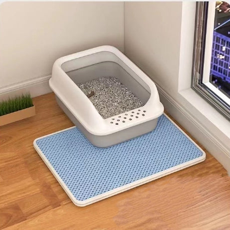 Cat Litter Mat Double Layer Filter Anti-bring Out